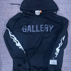 Gallery dept. flames hoodie medium